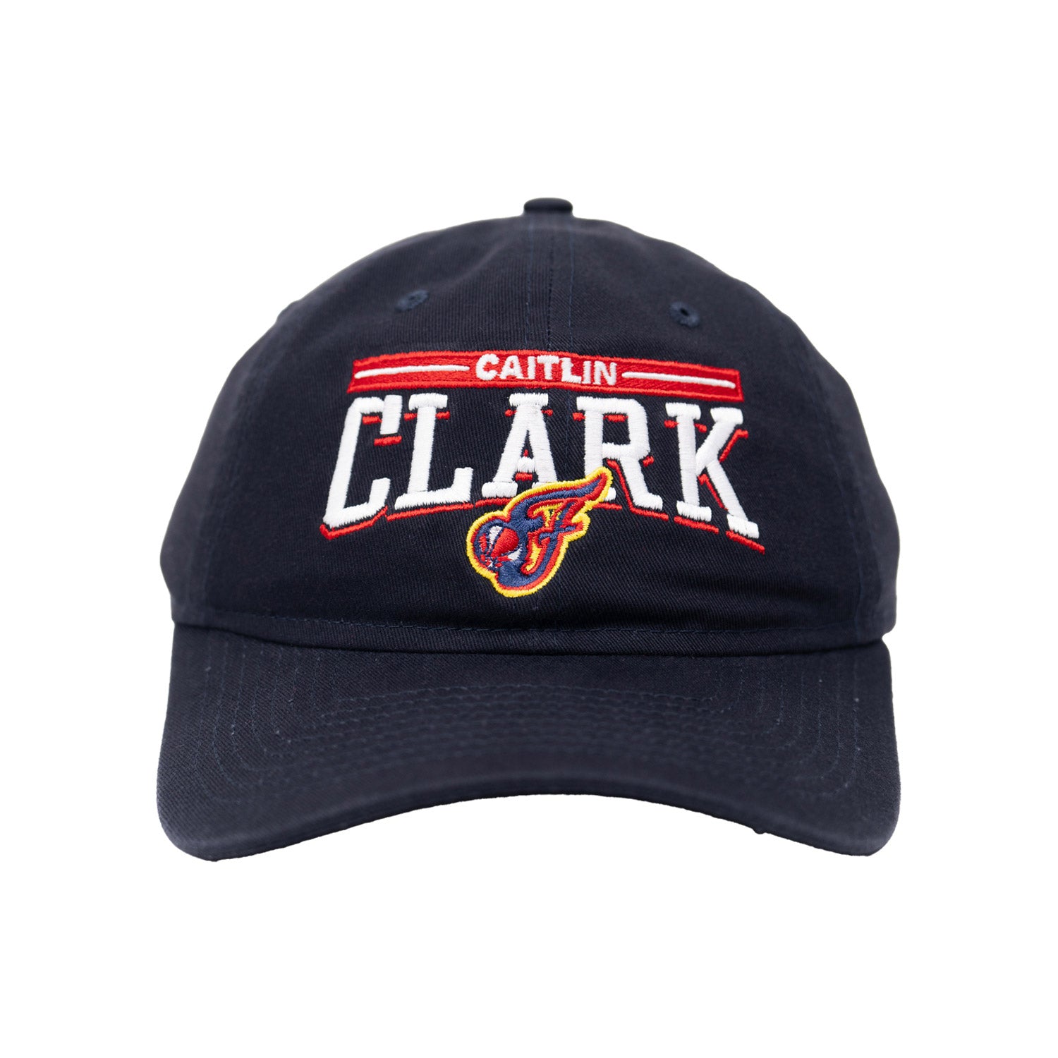 New Era Caitlin Clark Navy Indiana Fever WNBA A-Frame 9FORTY Adjustable Hat New Adult Indiana Fever #22 Caitlin Clark 9Twenty Hat in Navy by  main image 2