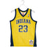 Indiana Pacers Ron Artest Pinstripe Swingman Jersey In Gold & Blue - Front View
