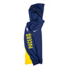 Adult Indiana Pacers 23-24' Authentic Showtime Full-Zip Hooded Jacket by Nike In Blue & Gold - Right Side View