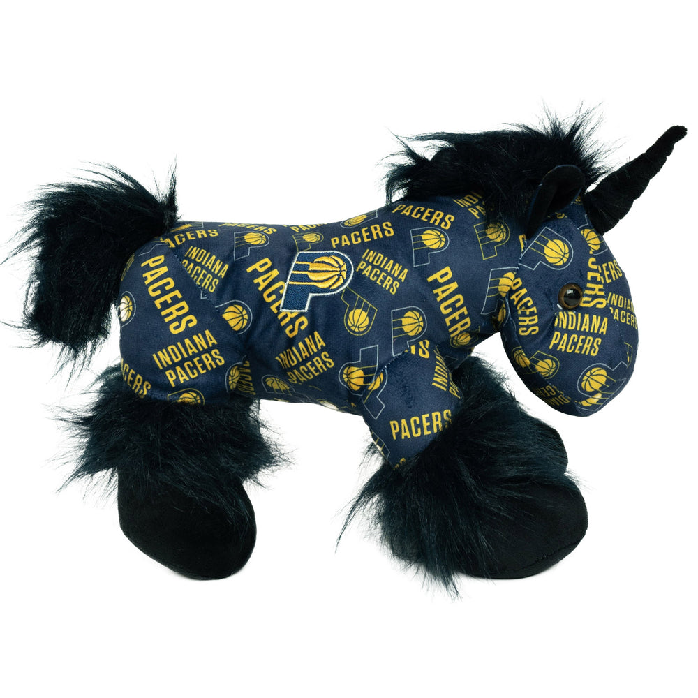 Indiana Pacers 9.5" Team Color Mini Print Unicorn Plush Doll in Navy by FOCO