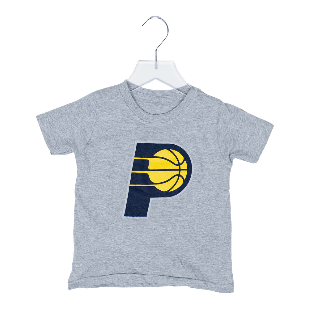 Youth Toddler Indiana Pacers Primary Logo Short Sleeve T-shirt in Grey by Nike