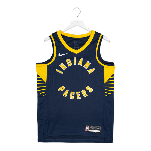 Indiana Pacers Nike Custom Swingman Icon Jersey In Blue - Front View