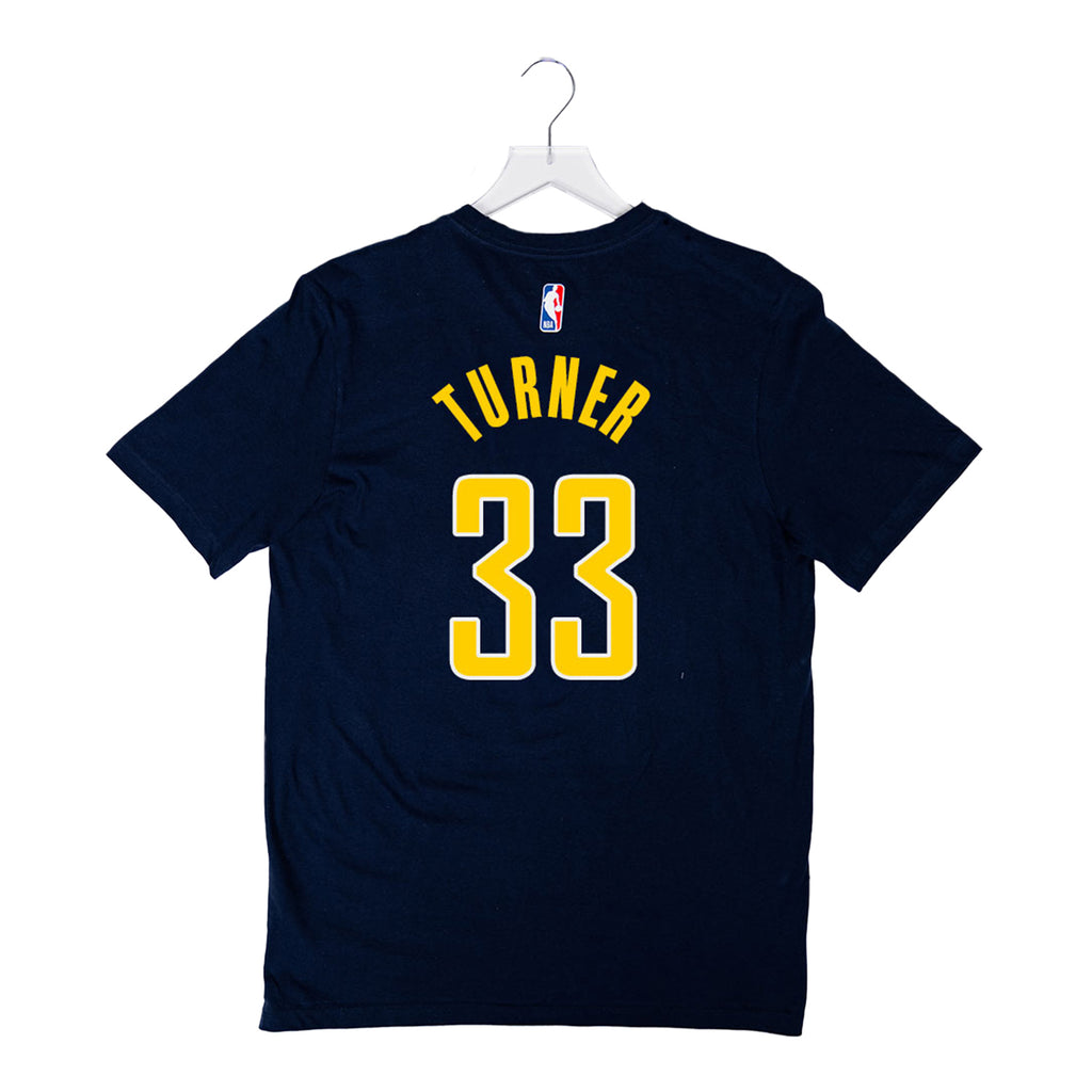 Adult Indiana Pacers #33 Myles Turner Icon Name and Number T-Shirt by