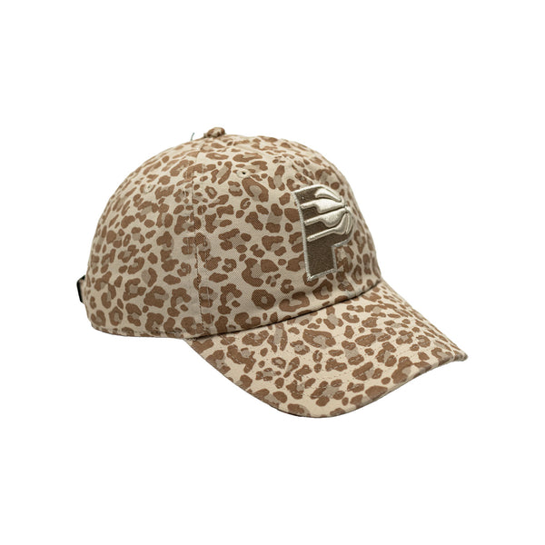 Women's Indiana Pacers Panthera Clean Up Hat in Natural by 47' Brand - Angled Right Side View