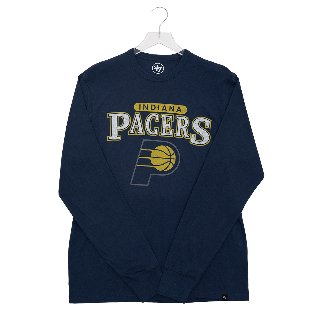 Adult Indiana Pacers Linear Franklin T-shirt in Navy by '47