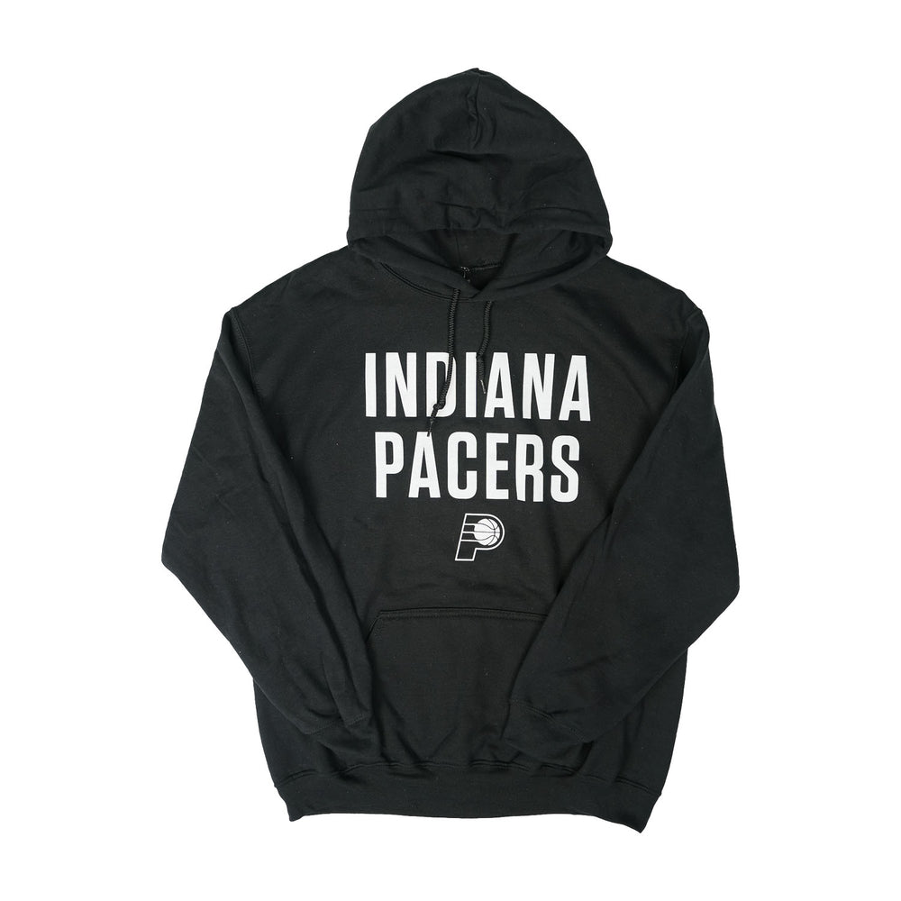Adult Indiana Pacers Wordmark Hooded Fleece in Black by Item of the Game
