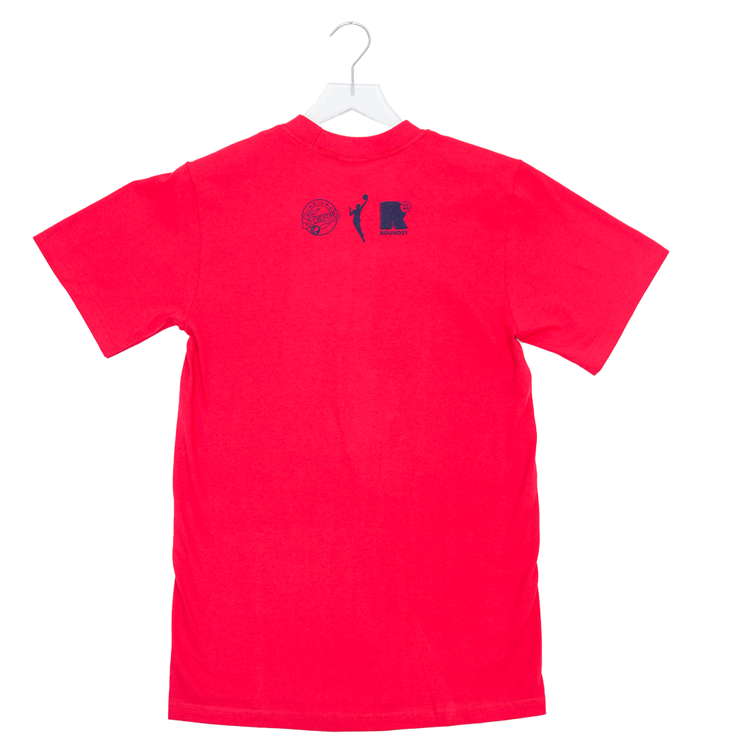 Adult Indiana Fever Swish T-shirt in Red by Round21
