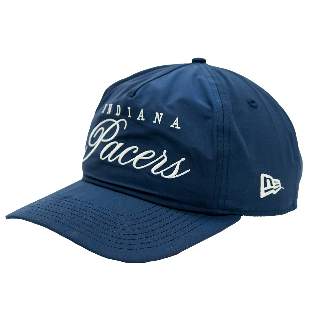 Adult Indiana Pacers Official 2025 NBA Draft Golfer Hat in Navy by New Era