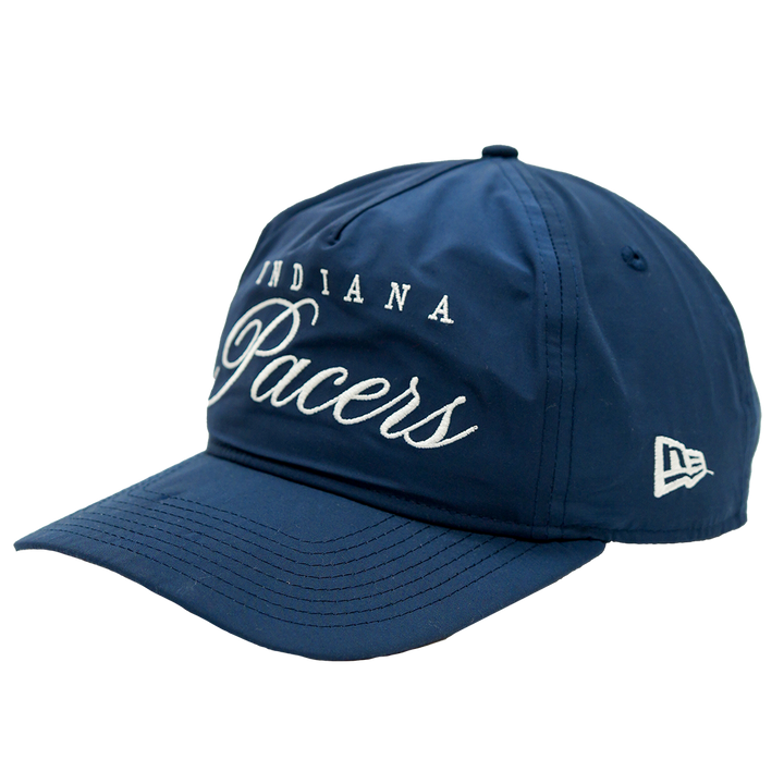Adult Indiana Pacers Official 2025 NBA Draft Golfer Hat in Navy by New Era