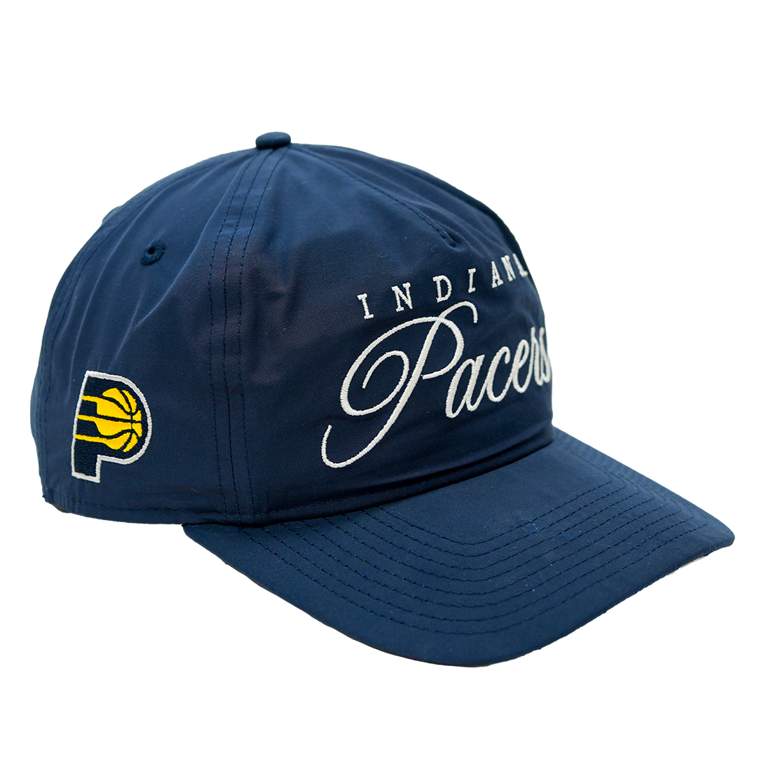 Adult Indiana Pacers Official 2025 NBA Draft Golfer Hat in Navy by New Era