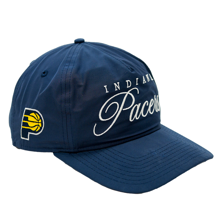 Adult Indiana Pacers Official 2025 NBA Draft Golfer Hat in Navy by New Era