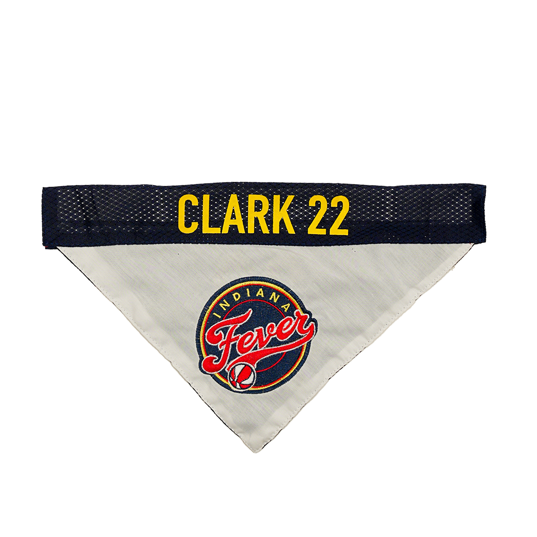 Indiana Fever #22 Caitlin Clark Reversible Bandana in Navy by Pets First