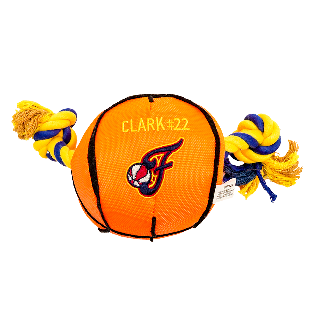 Indiana Fever #22 Caitlin Clark Ball Rope Toy by Pets First