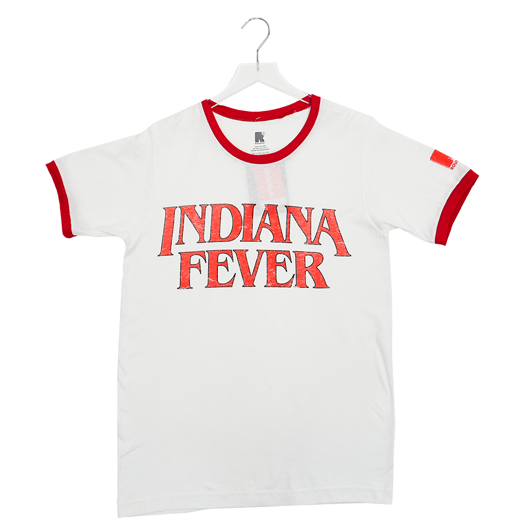Adult Indiana Fever Stranger Things Hawkins High Ringer T-shirt in