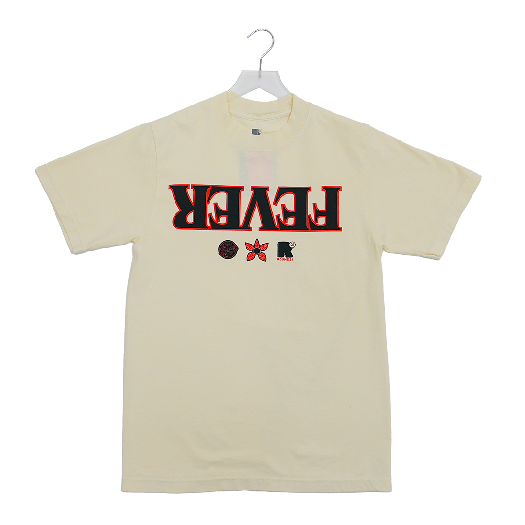 Adult Indiana Fever Stranger Things Fever T-shirt in Natural by Round21