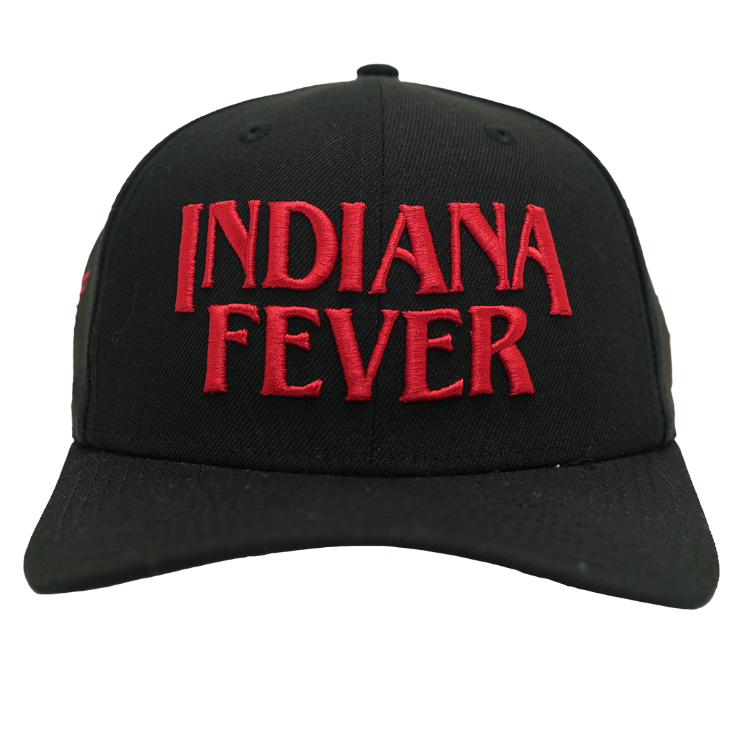 Adult Indiana Fever Stranger Things 9SEVENTY Hat in Black by New Era