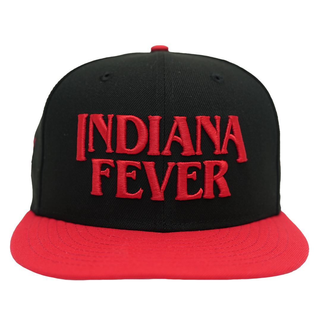 Adult Indiana Fever Stranger Things Two-Tone 9Fifty Hat in Black by New Era