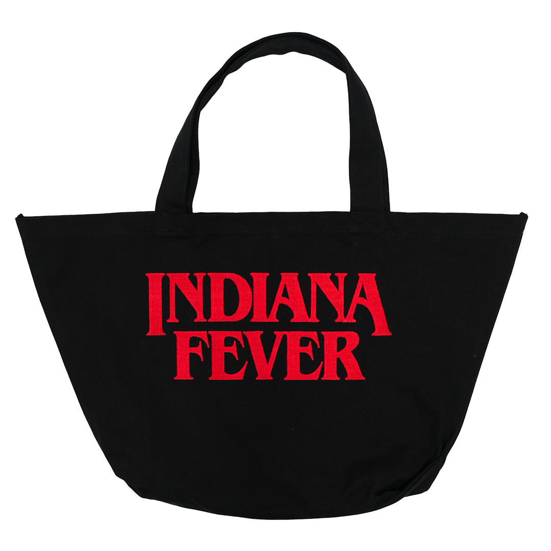 Indiana Fever Stranger Things Tote in Black by Round21