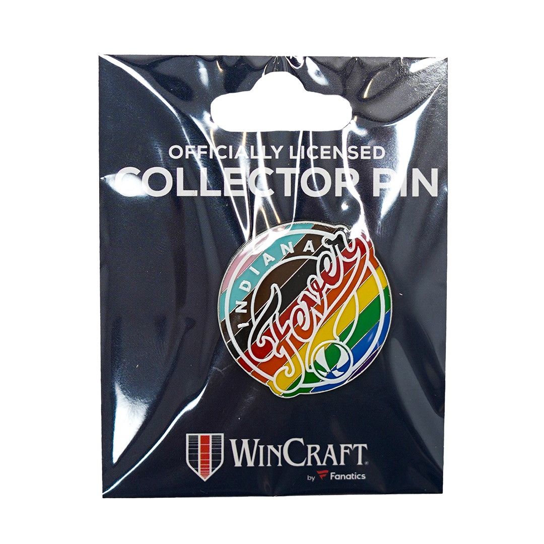 Indiana Fever Primary Logo Pride Pin in Red by WinCraft