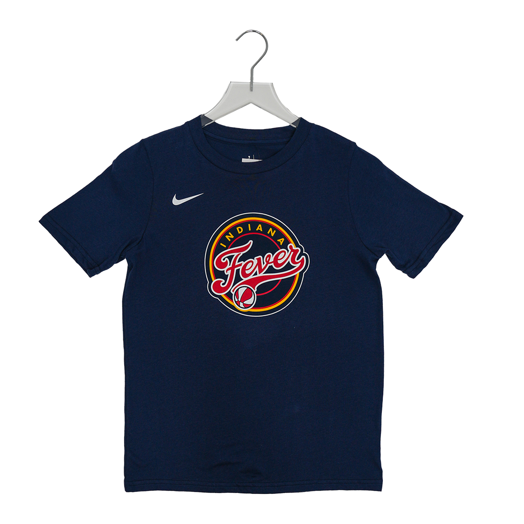 Youth Indiana Fever Primary Logo T-shirt in Navy by Nike