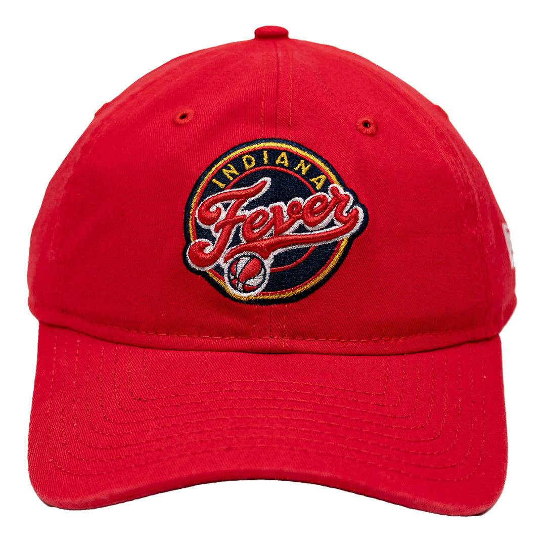 Adult Indiana Fever Primary Logo 9Twenty Hat in Red by New Era