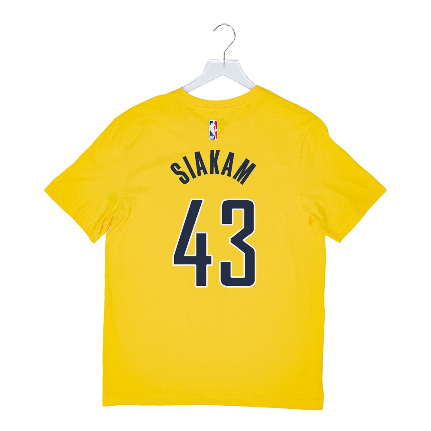 Adult Indiana Pacers #43 Pascal Siakam Statement Name and Number T