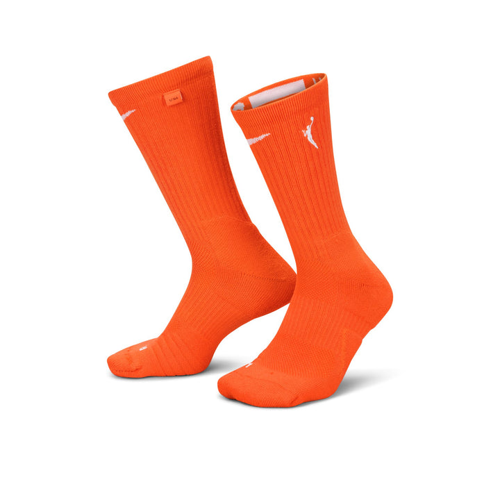 Adult Indiana Fever WNBA Elite Crew Sock in Orange by Nike