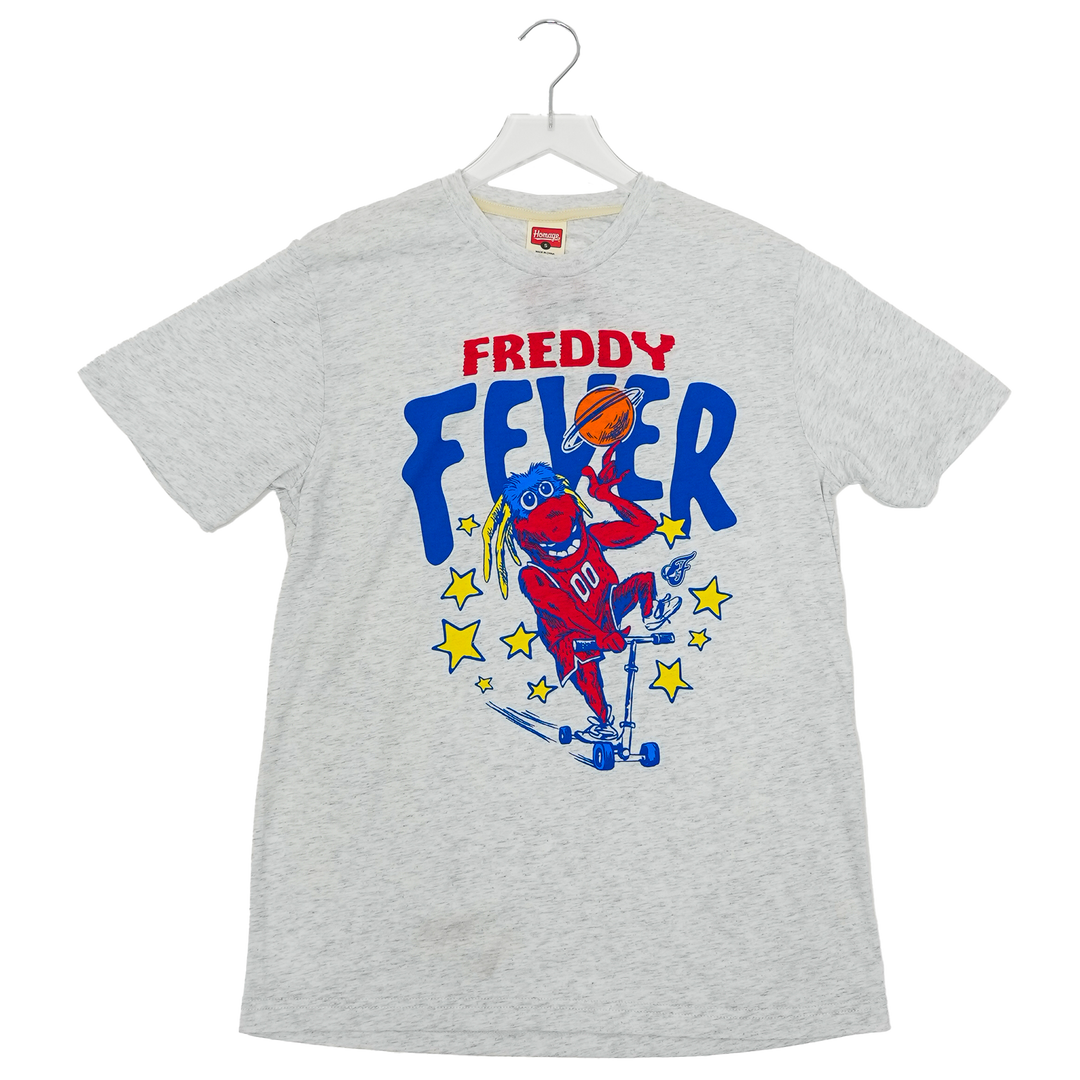 Adult Indiana Fever Freddy Fever T-shirt in Grey by Homage