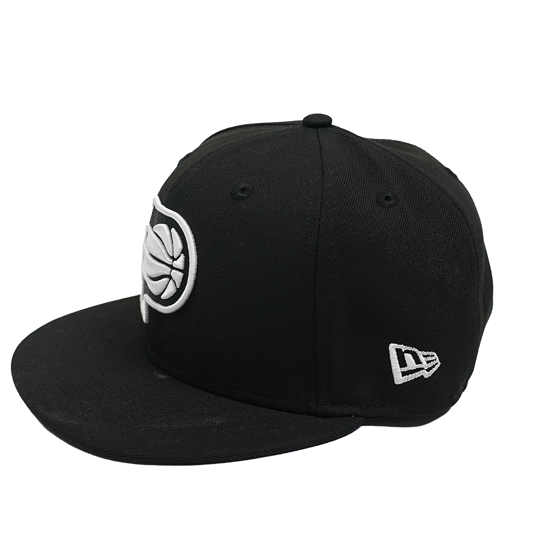 Adult Indiana Pacers Primary Logo Core 9Fifty Hat in Black by New Era