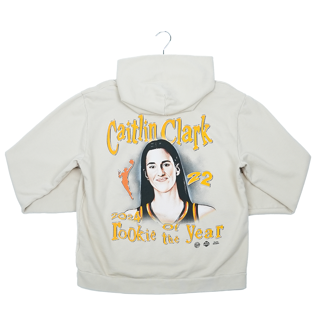 Adult Indiana Fever Caitlin Clark Rookie of the Year Hooded Fleece by Playa Society