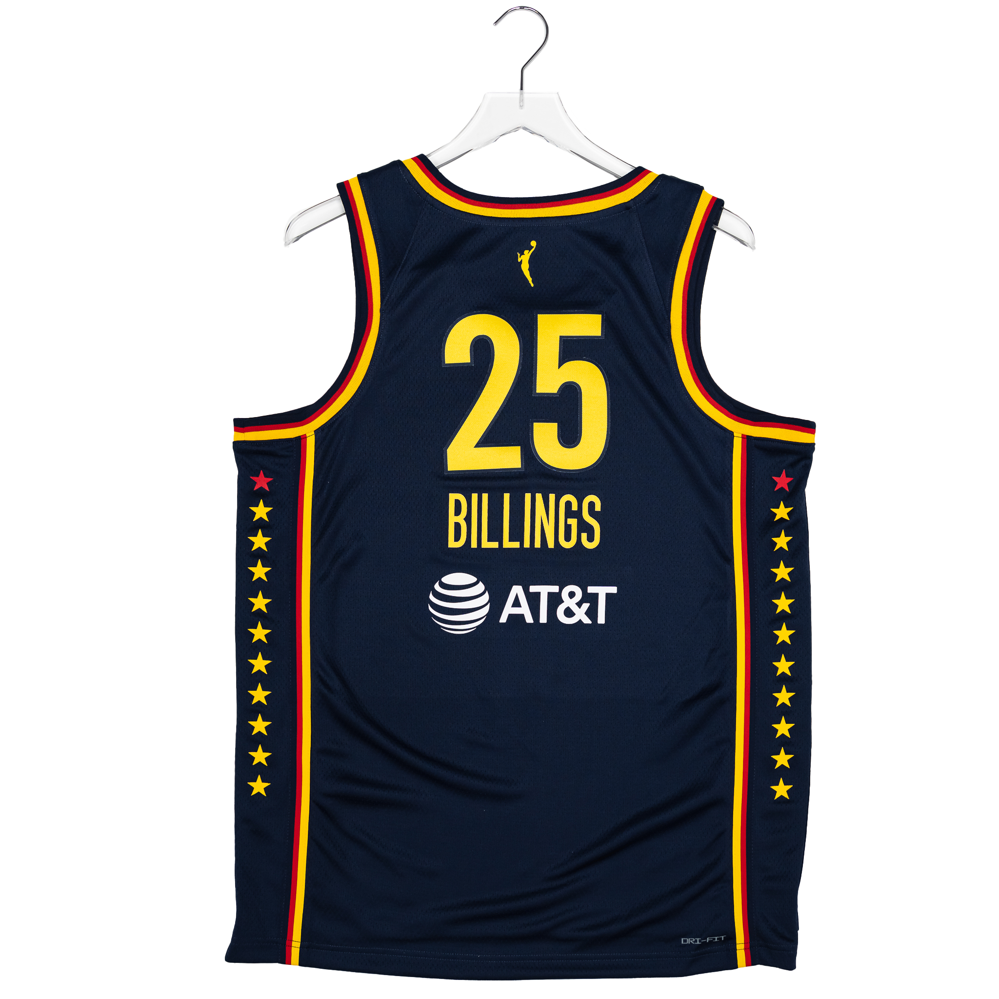 Adult Indiana Fever #25 Monique Billings Explorer Swingman Jersey