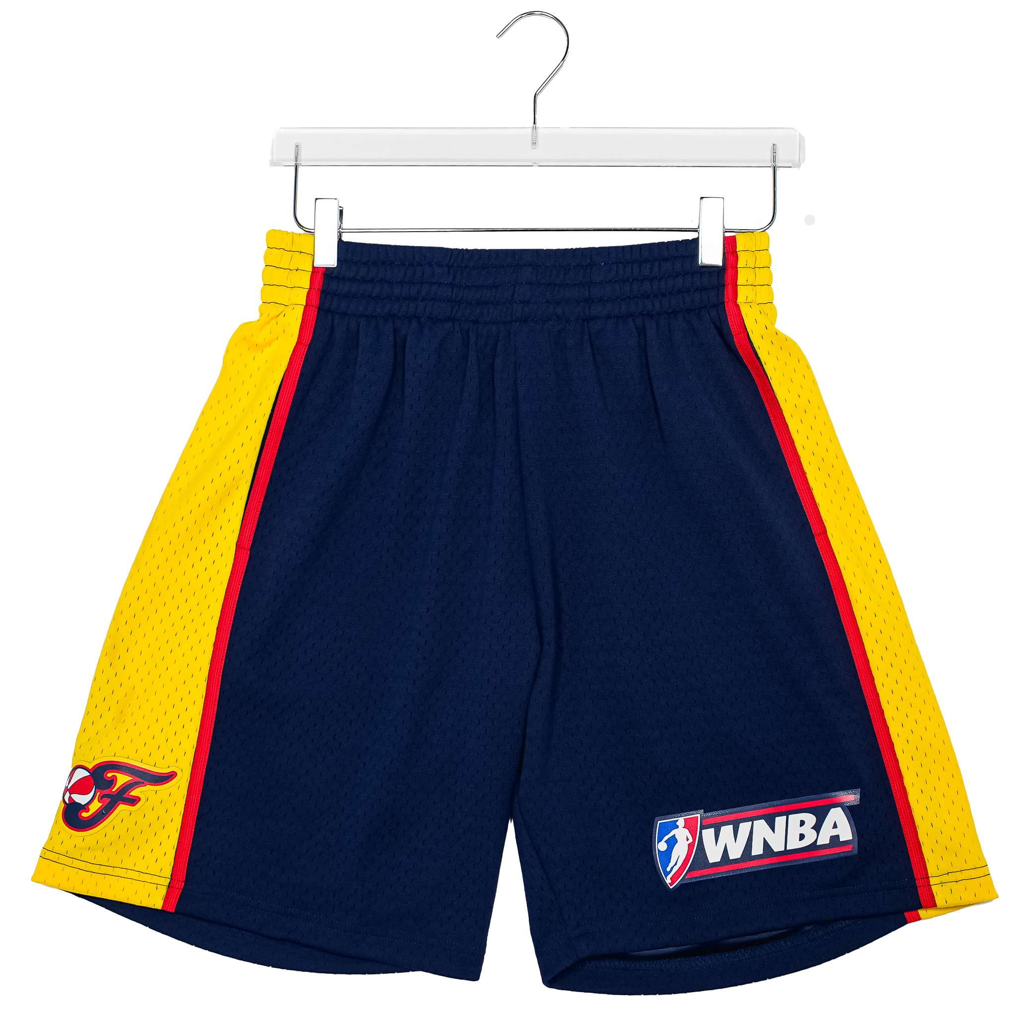 Adult Indiana Fever 2002 Throwback Swingman Shorts in Navy by