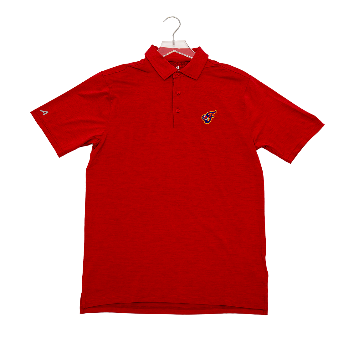 Adult Indiana Fever Hidden Blooming Polo Shirt in Red by Antigua