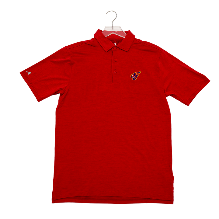 Adult Indiana Fever Hidden Blooming Polo Shirt in Red by Antigua