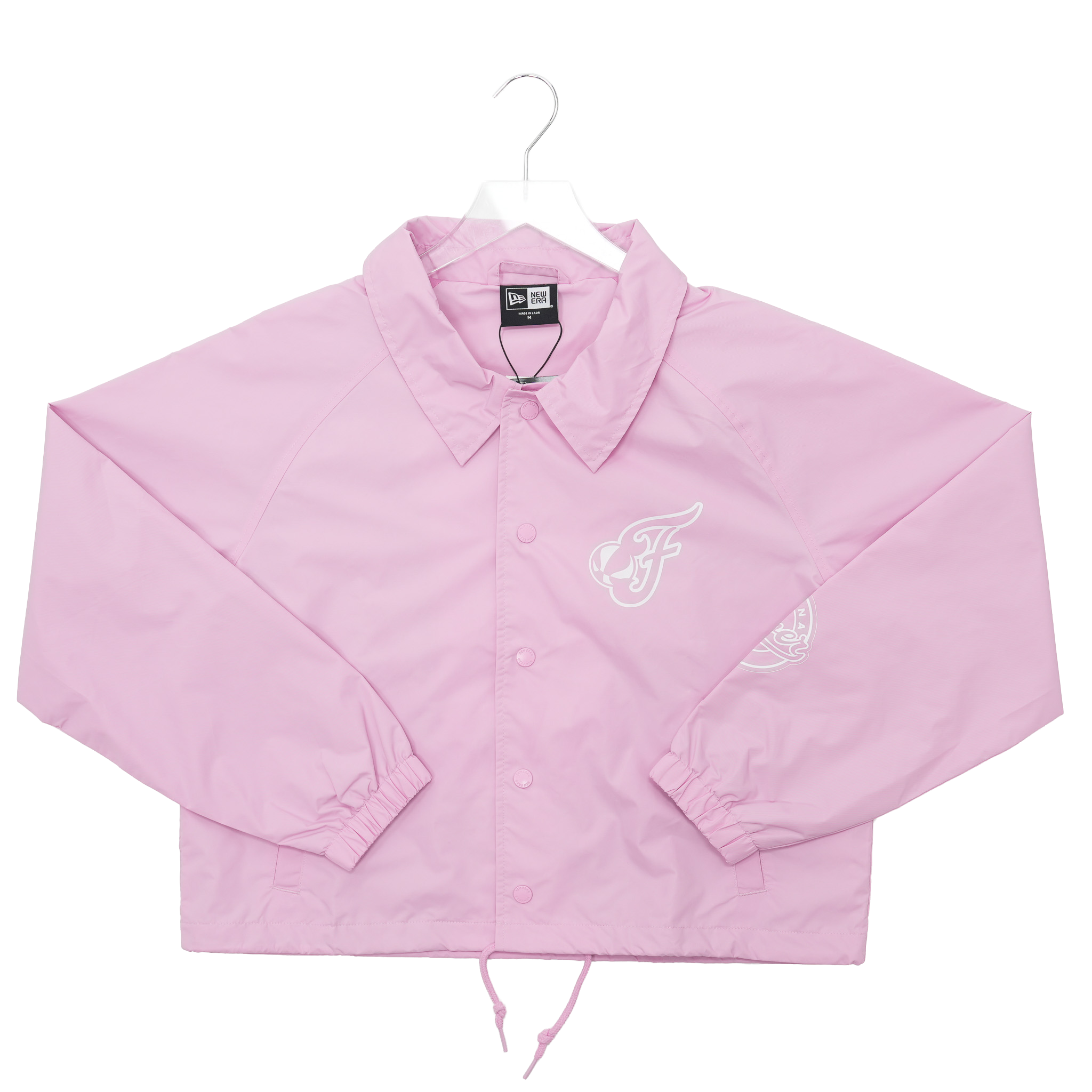 Women's Indiana Fever Crop Coaches Full-Snap Front Jacket in Pink