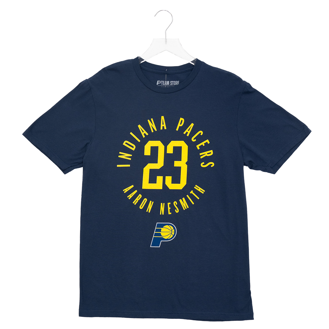 Adult Indiana Pacers #23 Aaron Nesmith Alternate Icon Name and Number T-shirt in Navy by Pacers Team Store