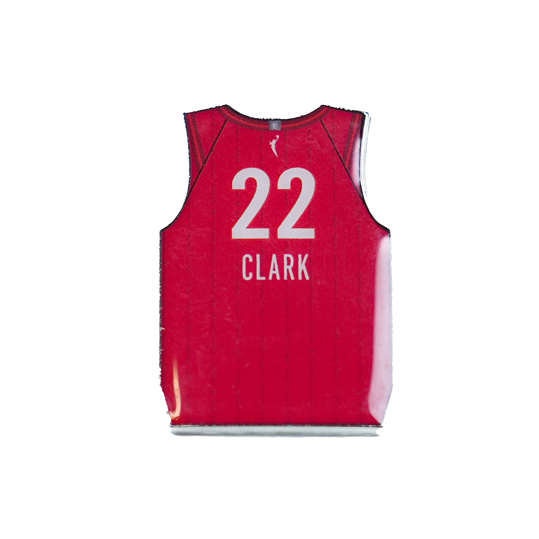 Indiana Fever Caitlin Clark #22 Rebel Jersey Lapel Pin in Red by PSG