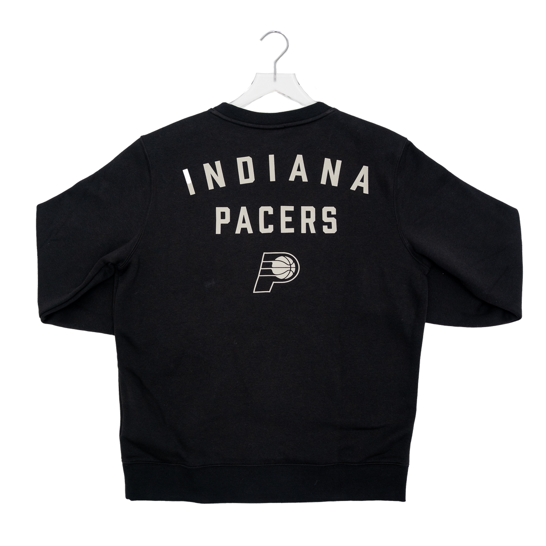 Adult Indiana Pacers Legacy Crossover Crewneck Sweatshirt in Black by Fanatics