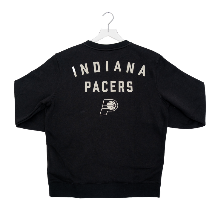 Adult Indiana Pacers Legacy Crossover Crewneck Sweatshirt in Black by Fanatics