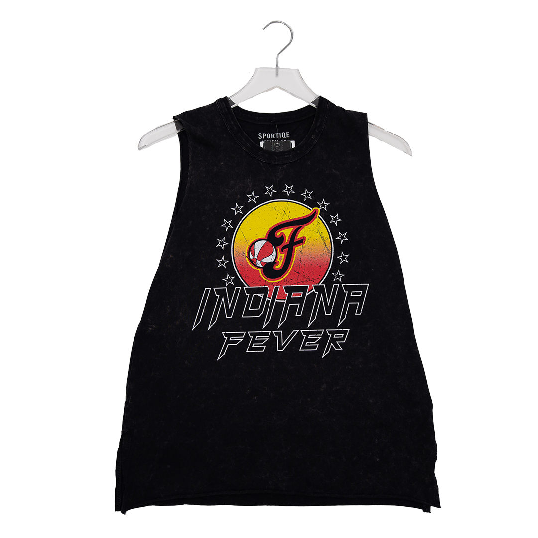 Adult Indiana Fever Turner Tank in Black by Sportiqe