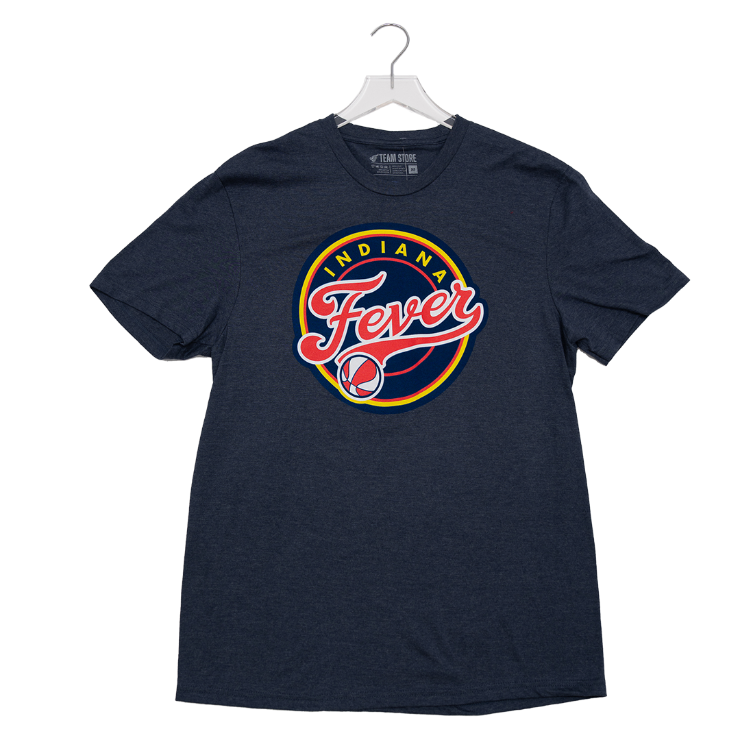 Adult Indiana Fever Primary Logo T-shirt in Navy by Nike