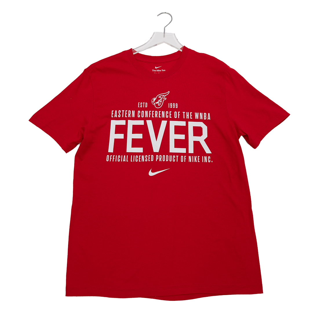 Adult Indiana Fever Est. Date Core Cotton T-Shirt in Red by Nike