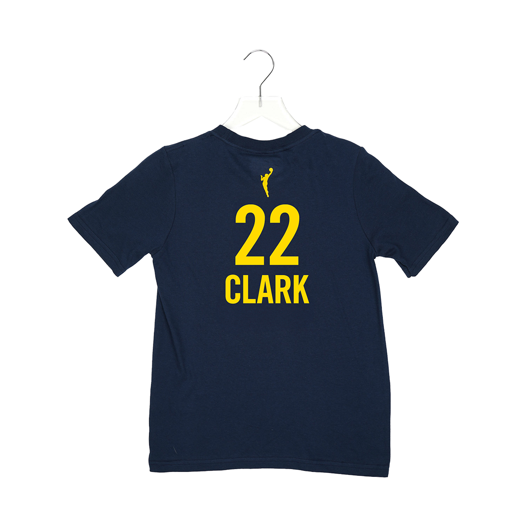 Toddler Indiana Fever #22 Caitlin Clark Explorer Name and Number T-Shirt in Navy by Nike