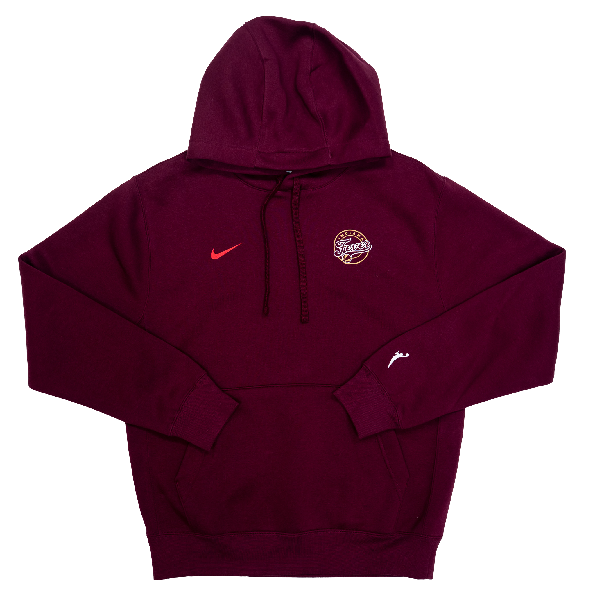 Adult Indiana Fever Rebel Hooded Sweatshirt in Red by Nike