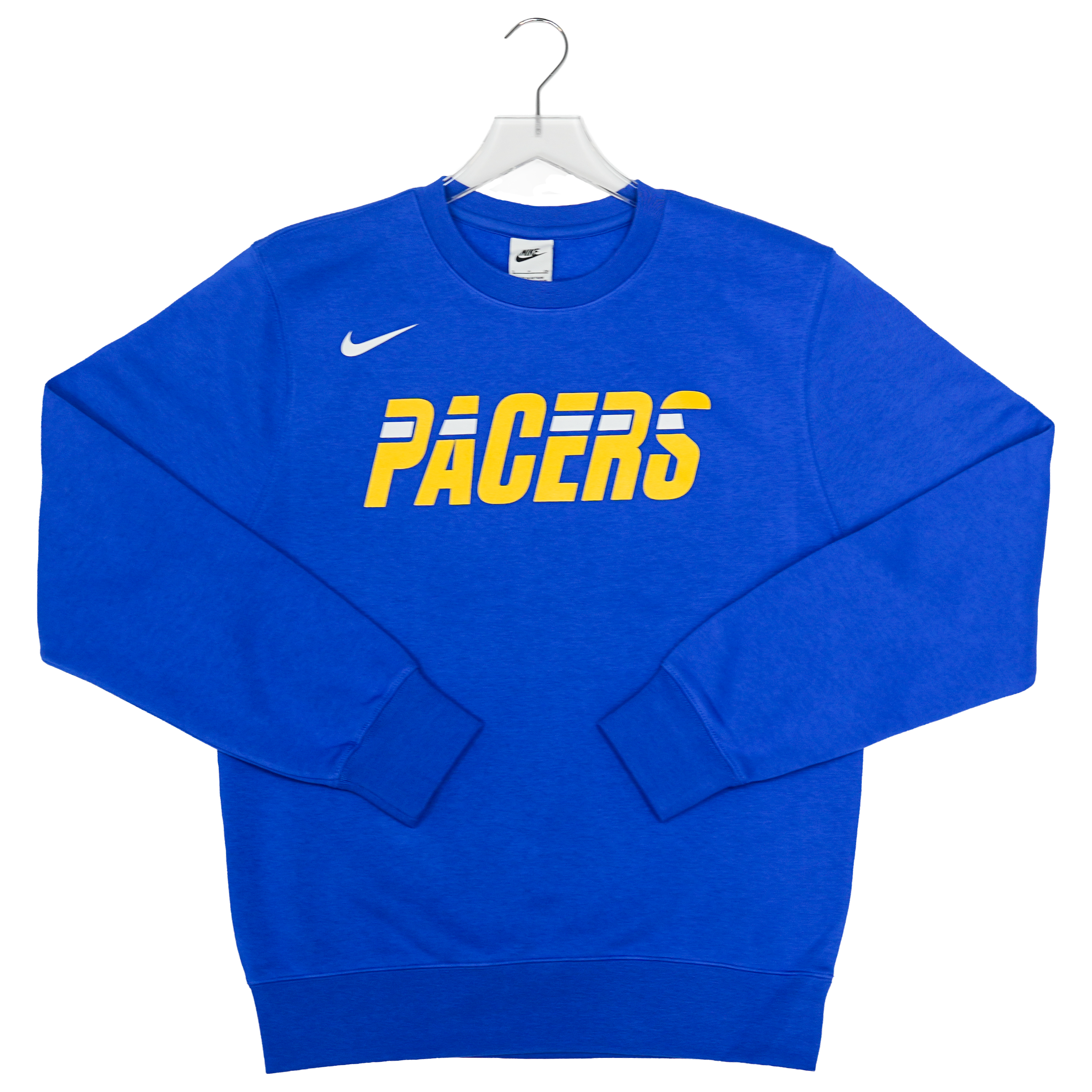 The Pacers The Brand New Day 7インチ Adult Indiana Pacers Wordmark Crewneck Sweatshirt in Royal by Nike
