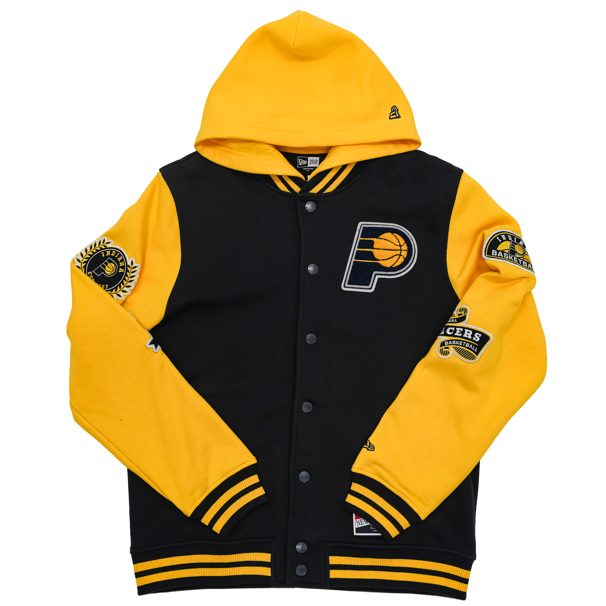 Adult Indiana Pacers Chenille Patch Full-Zip Jacket in Navy by New