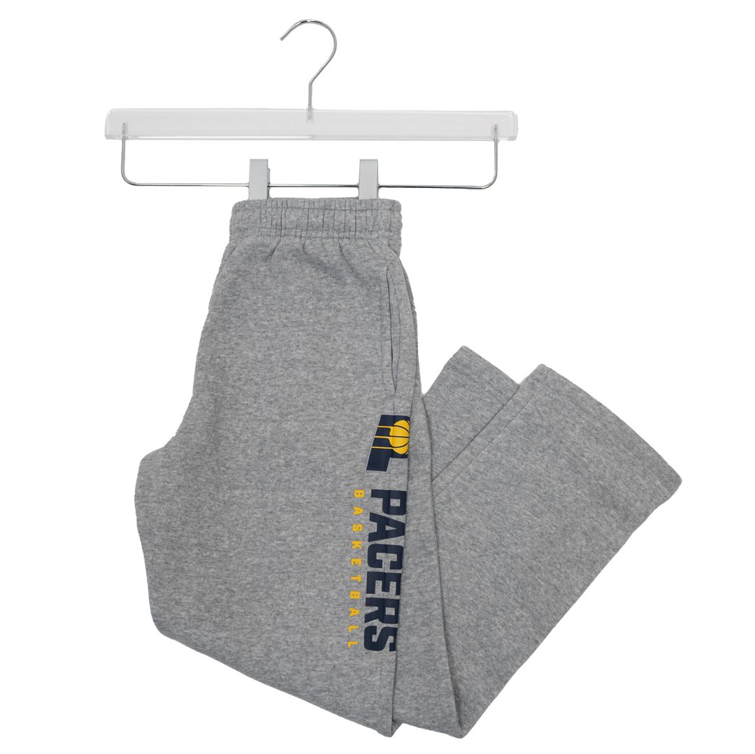 Youth Indiana Pacers Run Hard Fleece Pant in Grey by Outerstuff