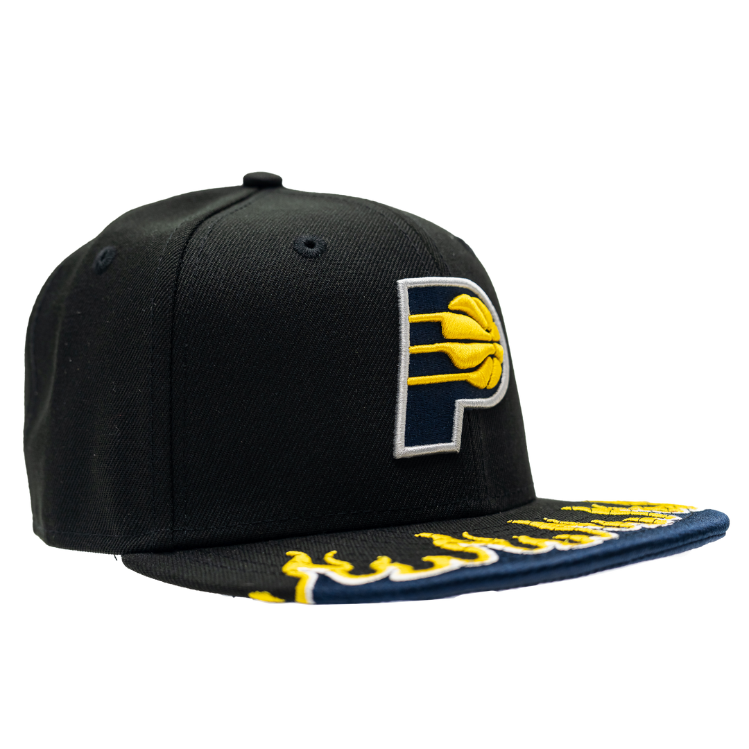 Youth Indiana Pacers Flame 9Fifty Hat in Navy by New Era