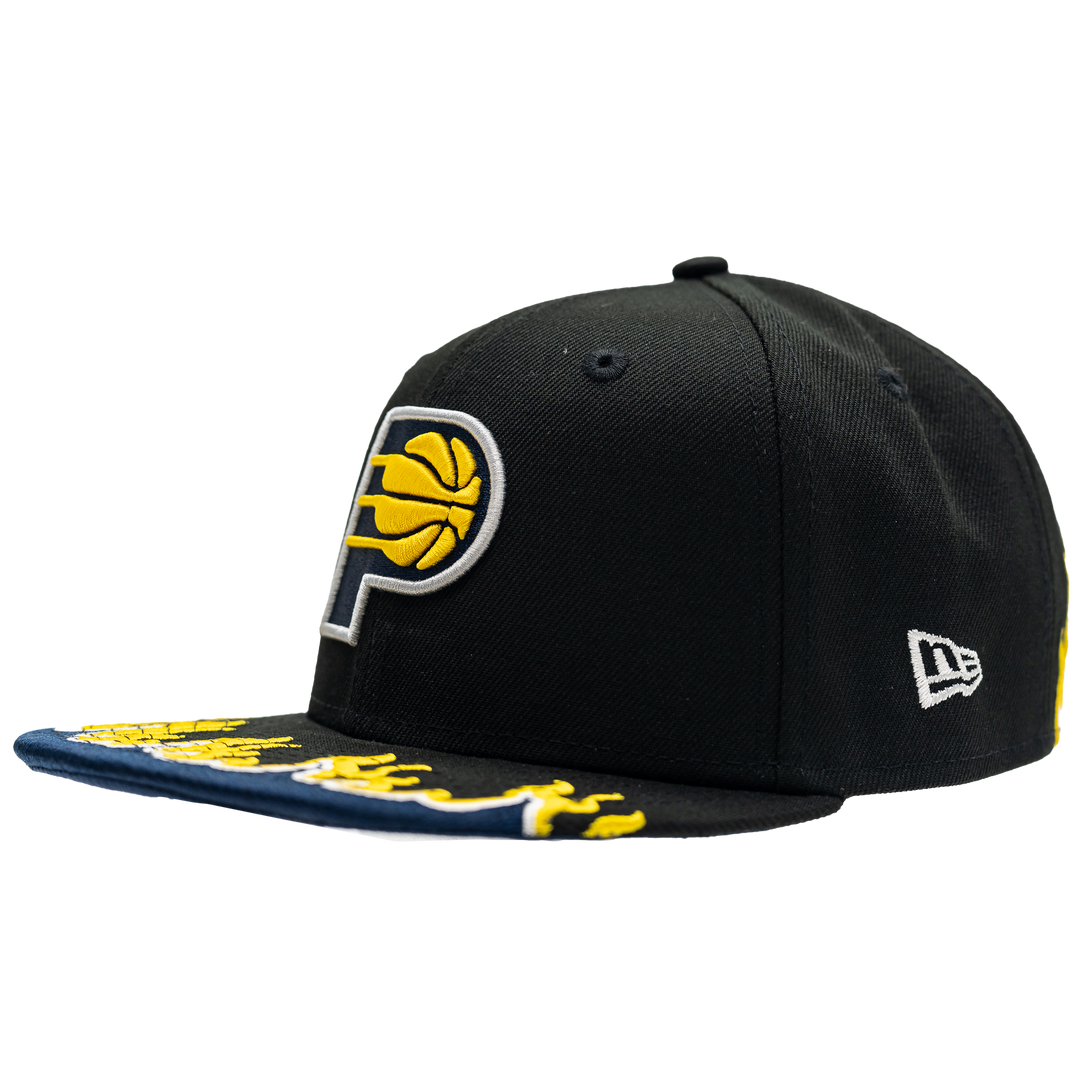 Youth Indiana Pacers Flame 9Fifty Hat in Navy by New Era
