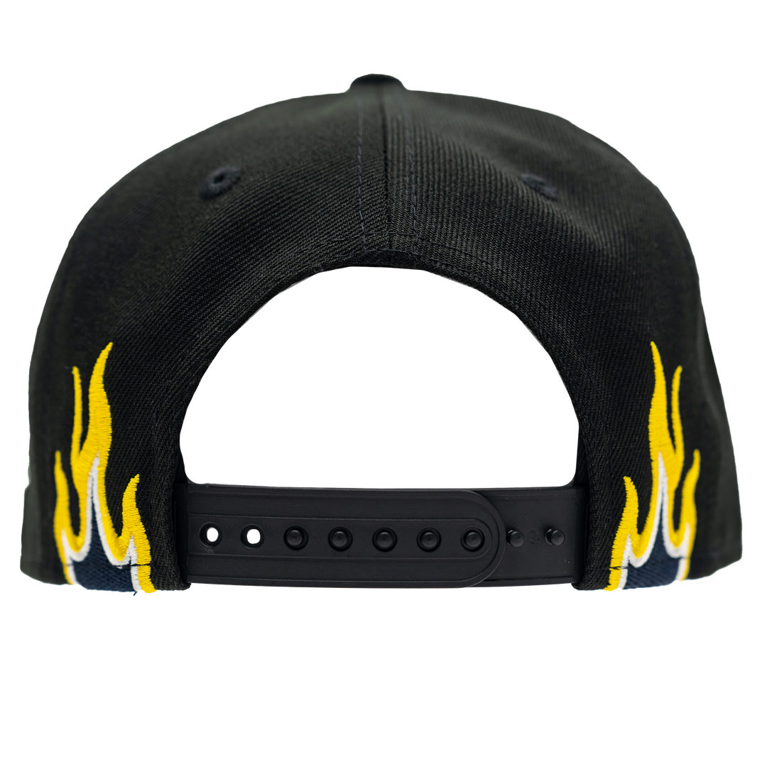 Youth Indiana Pacers Flame 9Fifty Hat in Navy by New Era